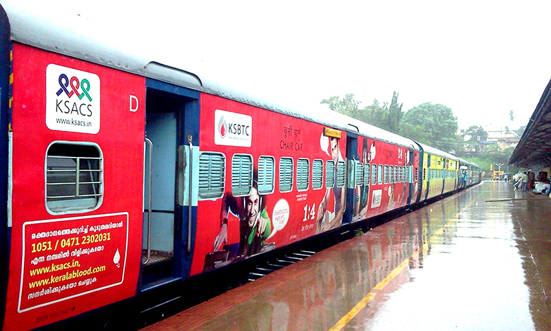 railway station advertising in chennai